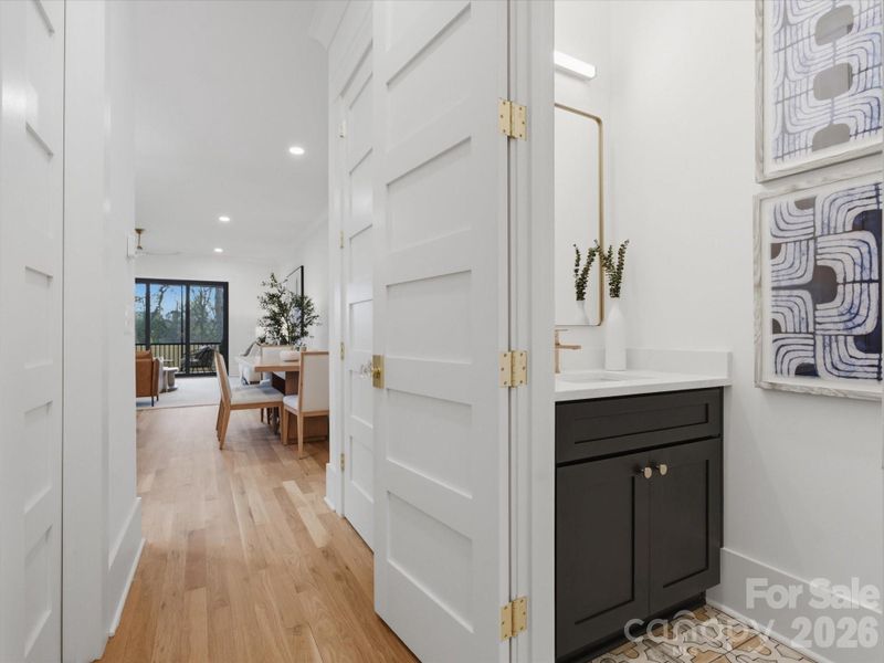 Furnished interior view inside a new home in , Charlotte (Image 9).