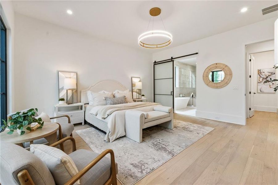 Furnished interior view inside a new home in , Alpharetta (Image 48).