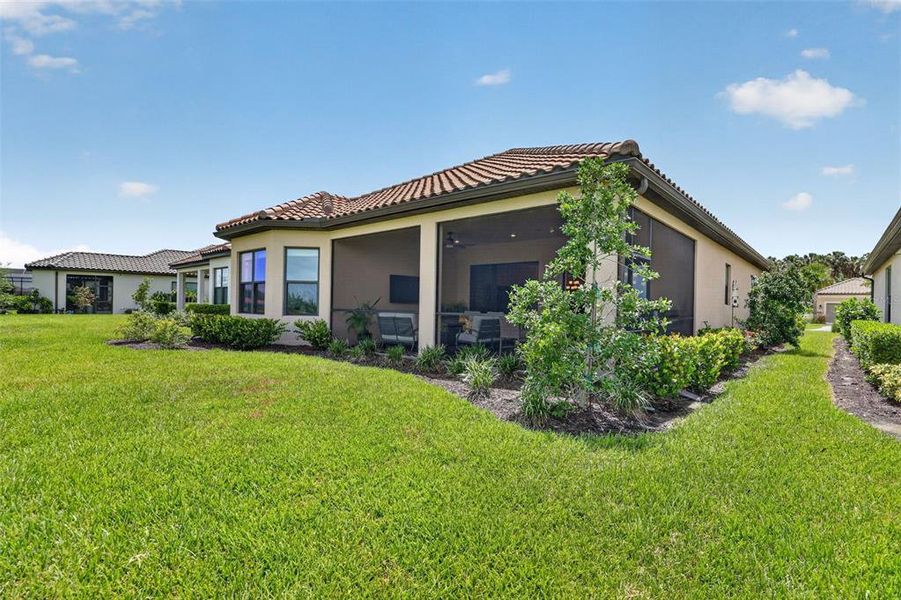 Exterior details and patio area of a home in Skye Ranch Community Group Page, Sarasota (Image 25). Exterior details and patio area of a home in Skye Ranch Community Group Page, Sarasota (Image 25).