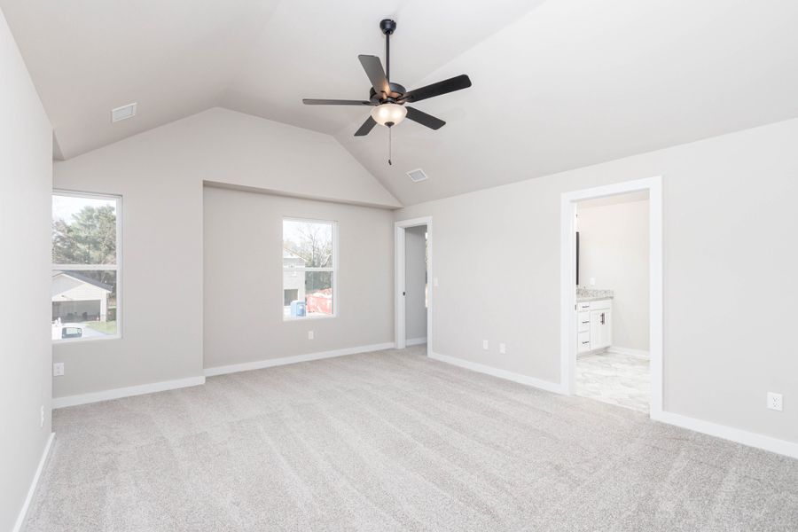 Representative unfurnished interior of a home built from the Linden by Nason Homes in Brady Estates, Murfreesboro (Image 26).