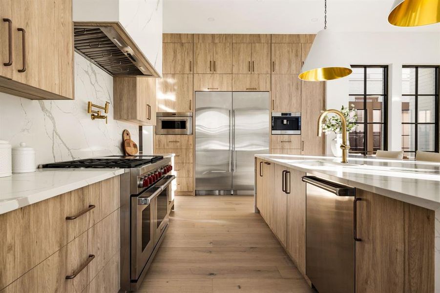 Furnished interior view inside a new home in , Dallas (Image 9).