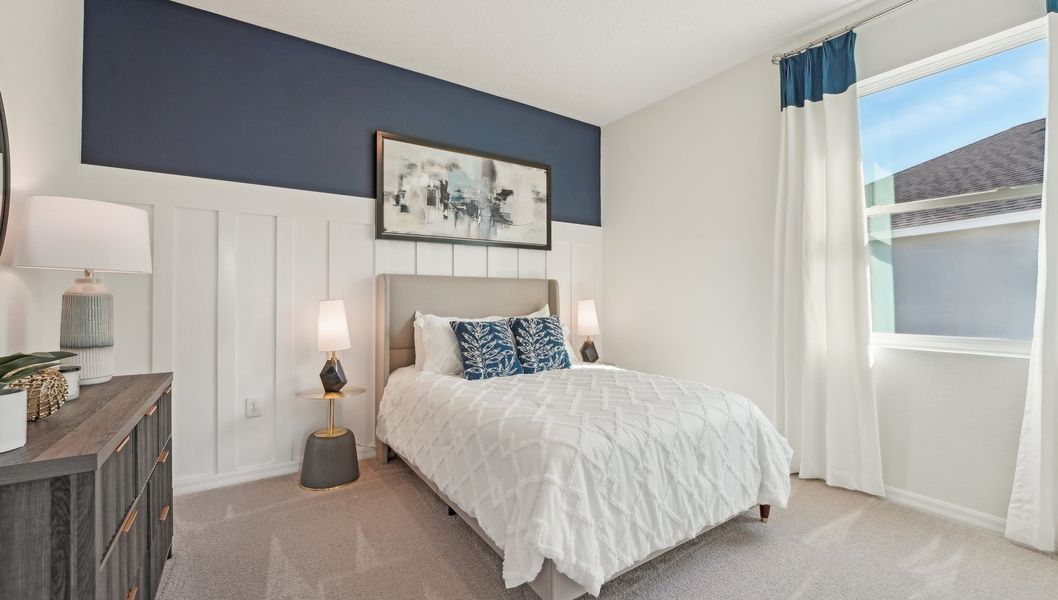 Representative furnished interior of a home built from the Delray by D.R. Horton in Abbott Park, Zephyrhills (Image 25).