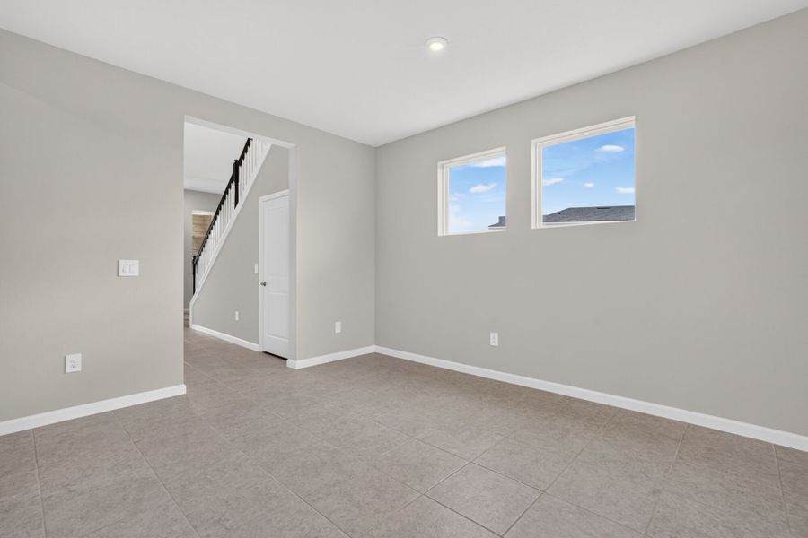Spacious, unfurnished interior of a new home in Crosswind Ranch, Parrish (Image 10). Spacious, unfurnished interior of a new home in Crosswind Ranch, Parrish (Image 10).