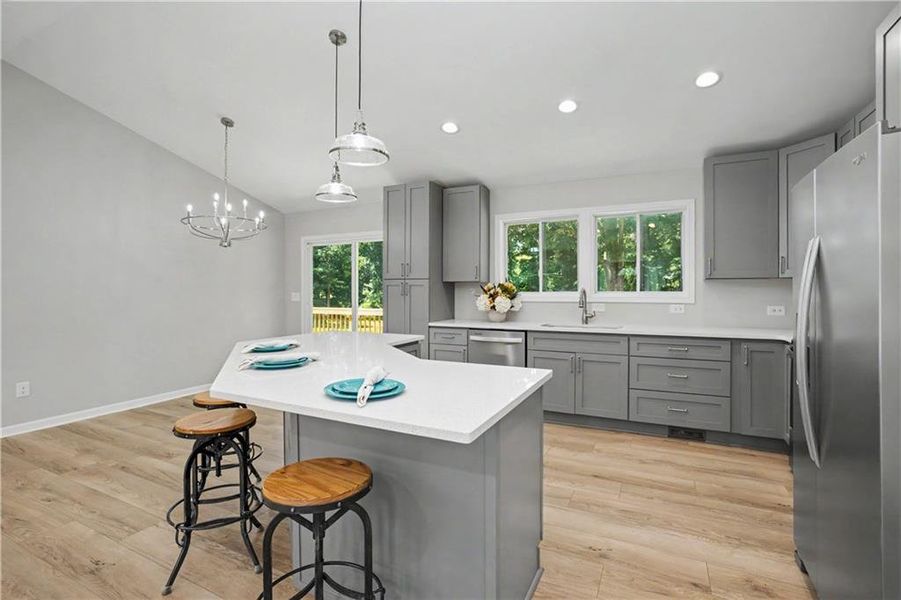 Furnished interior view inside a new home in , Fayetteville (Image 11).