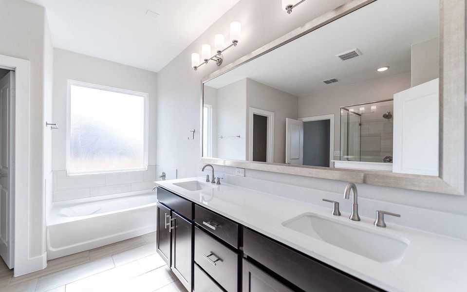 Furnished interior view inside a new home in Sanctuary, Salado (Image 7).