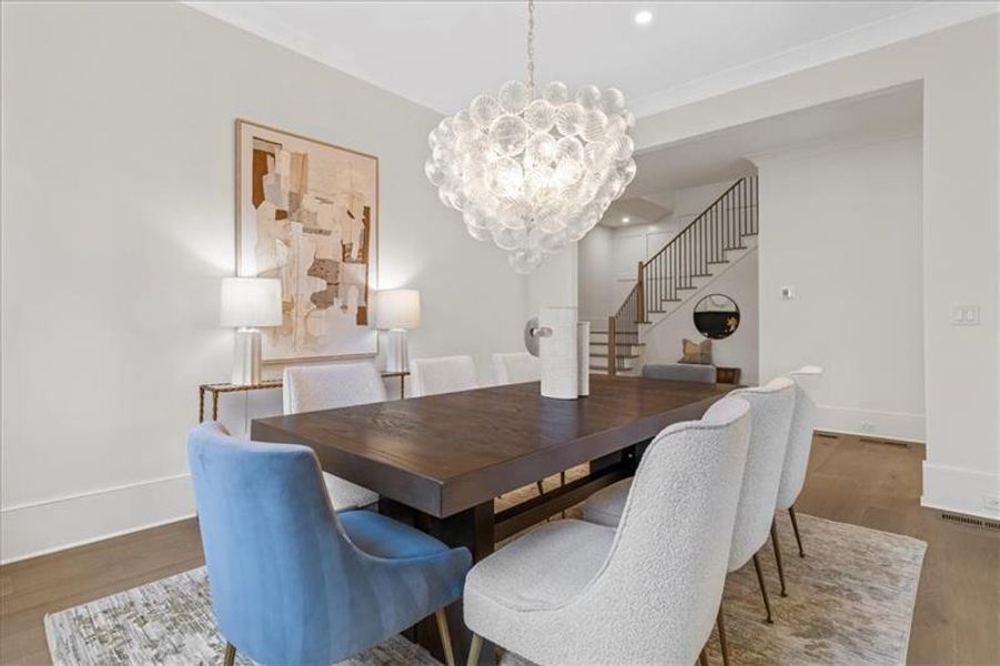 Furnished interior view inside a new home in , Atlanta (Image 42).