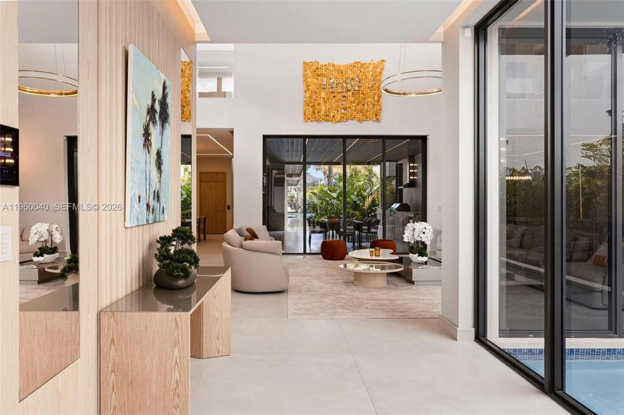 Exterior details and patio area of a home in , Miami (Image 26). Exterior details and patio area of a home in , Miami (Image 26).