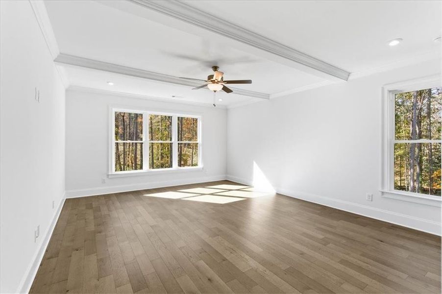 Spacious, unfurnished interior of a new home in Ford Landing, Acworth (Image 36).