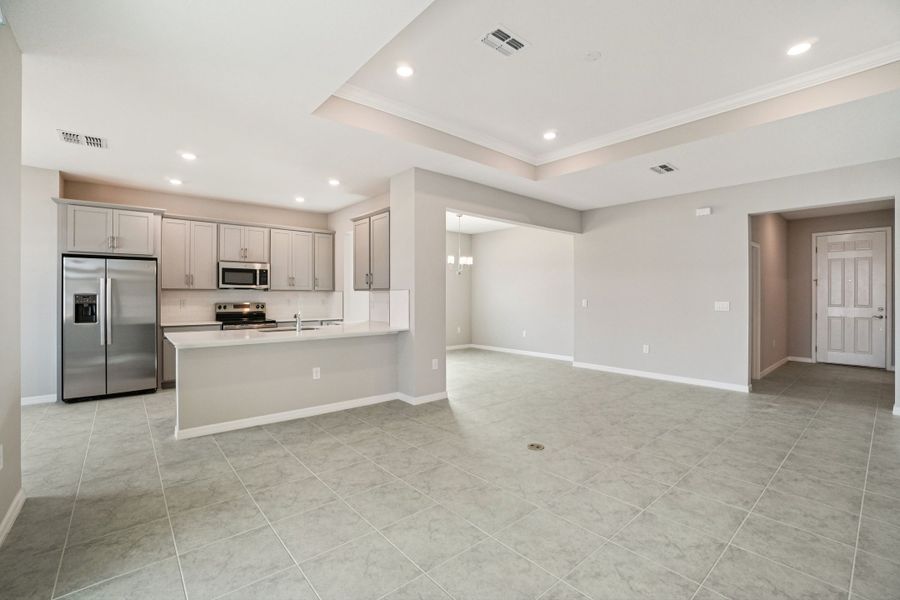 Representative unfurnished interior of a home built from the Juno by William Ryan Homes in Myers Estates, Seffner (Image 14).