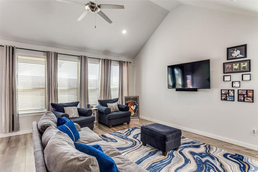 Lots of windows for natural light