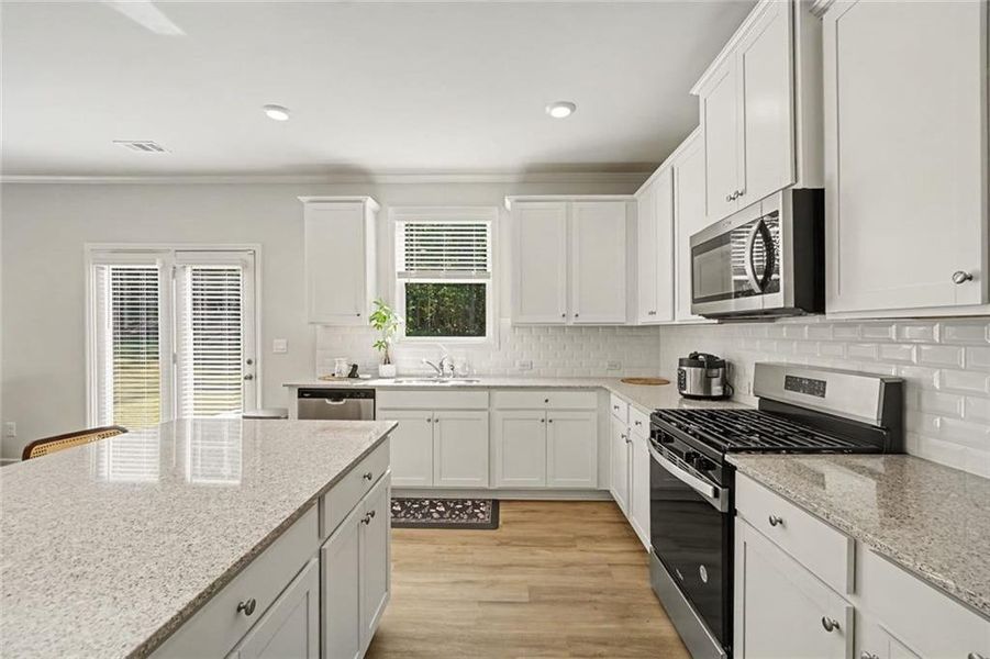 Furnished interior view inside a new home in Hamptons at Riverwood South, Dallas (Image 14).