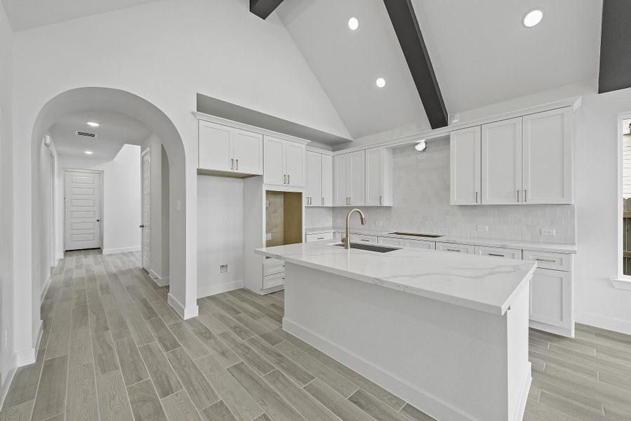 Furnished interior view inside a new home in Elyson, Katy (Image 7).