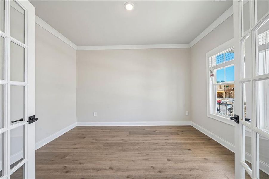 Spacious, unfurnished interior of a new home in Vines at Mill Creek - Legacy Series, Braselton (Image 22). Spacious, unfurnished interior of a new home in Vines at Mill Creek - Legacy Series, Braselton (Image 22).