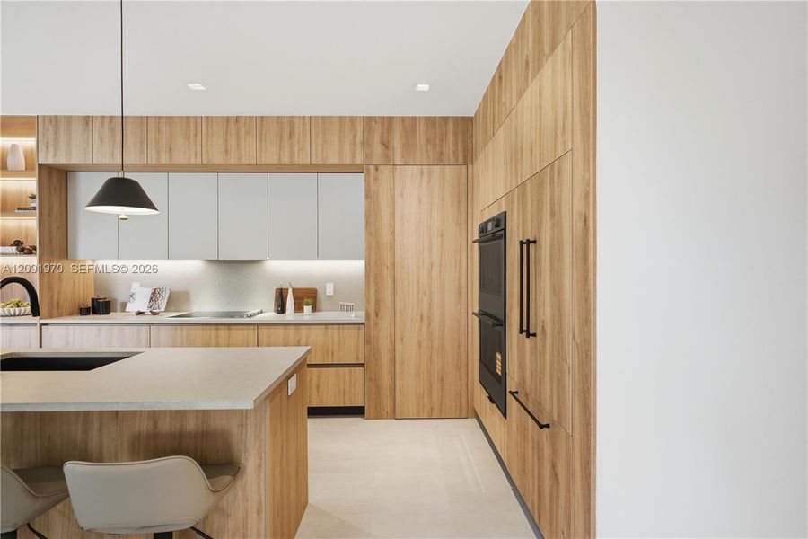 Furnished interior view inside a new home in , Miami (Image 40).