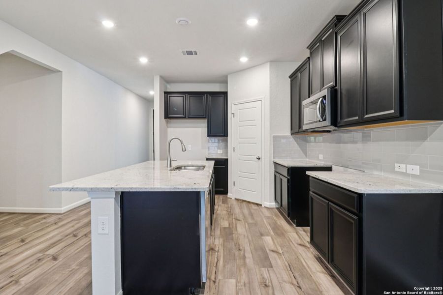 Furnished interior view inside a new home in Remington Ranch, San Antonio (Image 14). Furnished interior view inside a new home in Remington Ranch, San Antonio (Image 14).