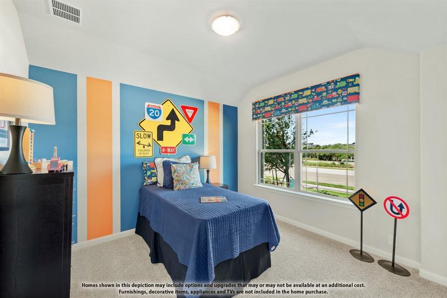 Furnished interior view inside a new home in Bear Creek Elements, Lavon (Image 9).