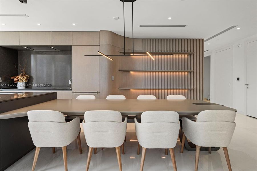 Furnished interior view inside a new home in , Miami (Image 3).