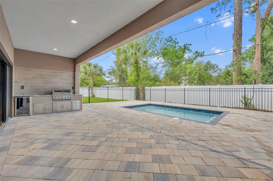Exterior details and patio area of a home in , Winter Park (Image 4). Exterior details and patio area of a home in , Winter Park (Image 4).