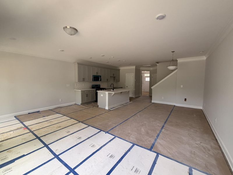 In-progress construction of a new home in Harrisburg Village Townhomes, Harrisburg, NC (Image 10).