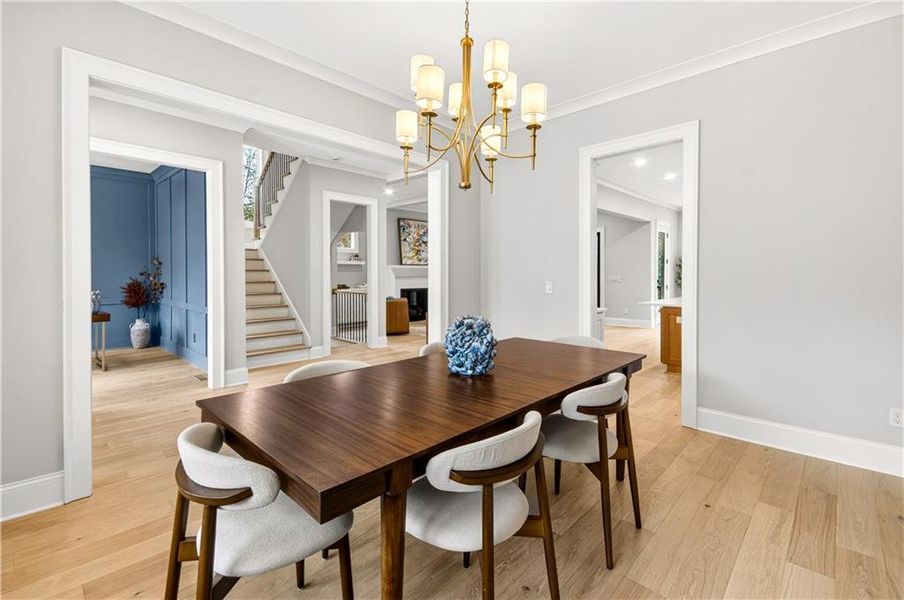 Furnished interior view inside a new home in , Atlanta (Image 42). Furnished interior view inside a new home in , Atlanta (Image 42).