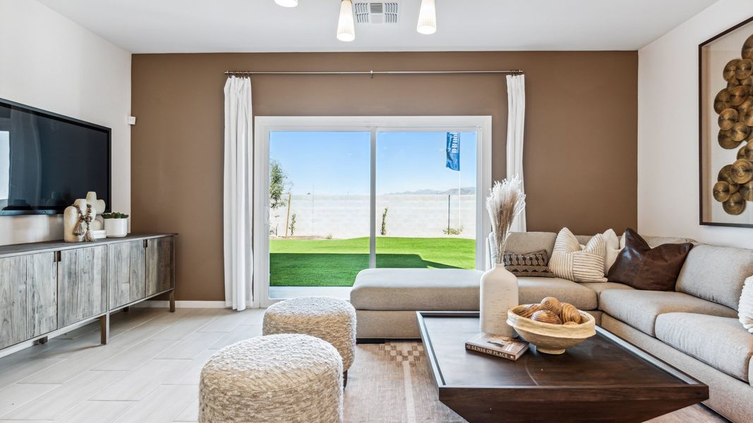 Furnished interior view inside a new home in Copper Falls, Buckeye (Image 14).