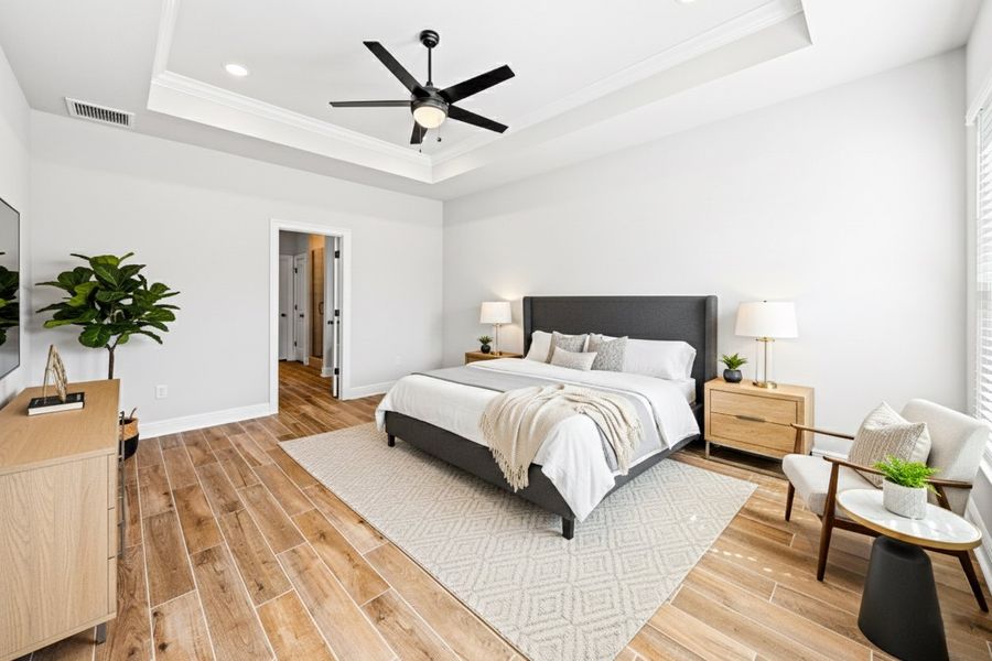 Front exterior of a new home in Natureview, Freeport, FL, highlighting curb appeal (Image 15).