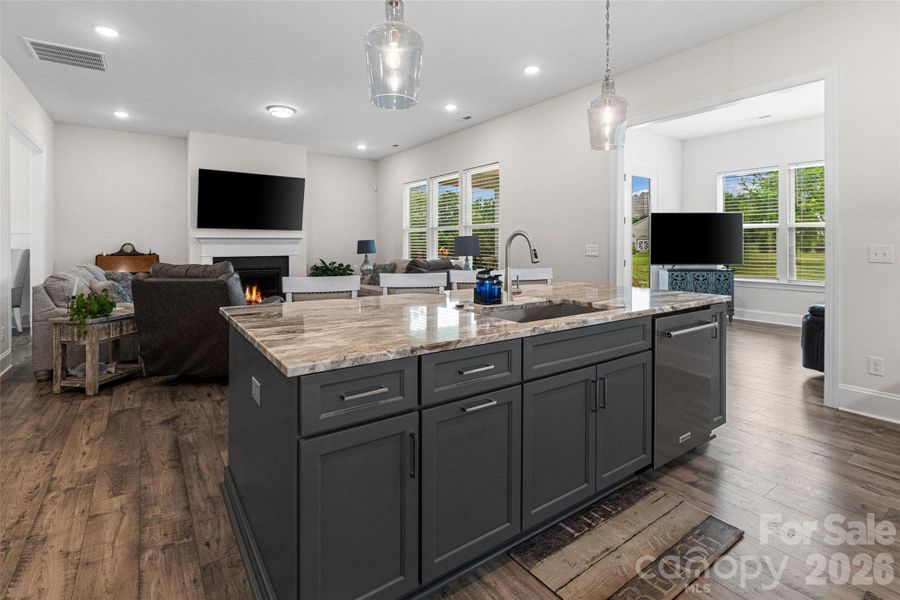 Furnished interior view inside a new home in , Clover (Image 17).