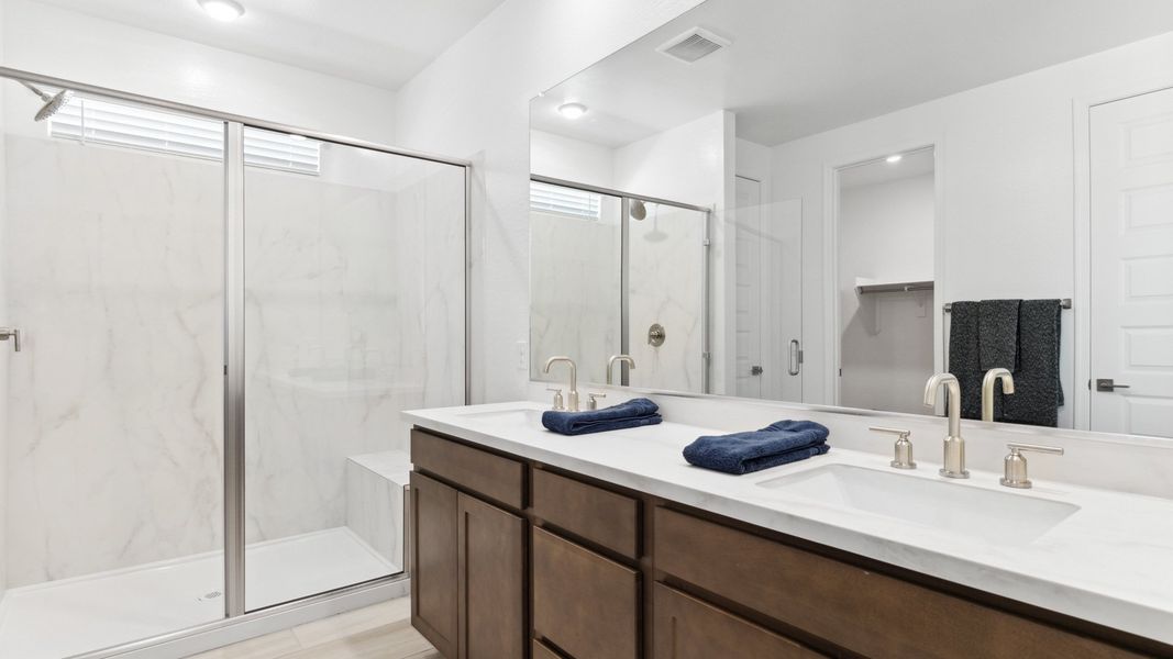 Furnished interior view inside a new home in Desert Moon Estates, Buckeye (Image 17).