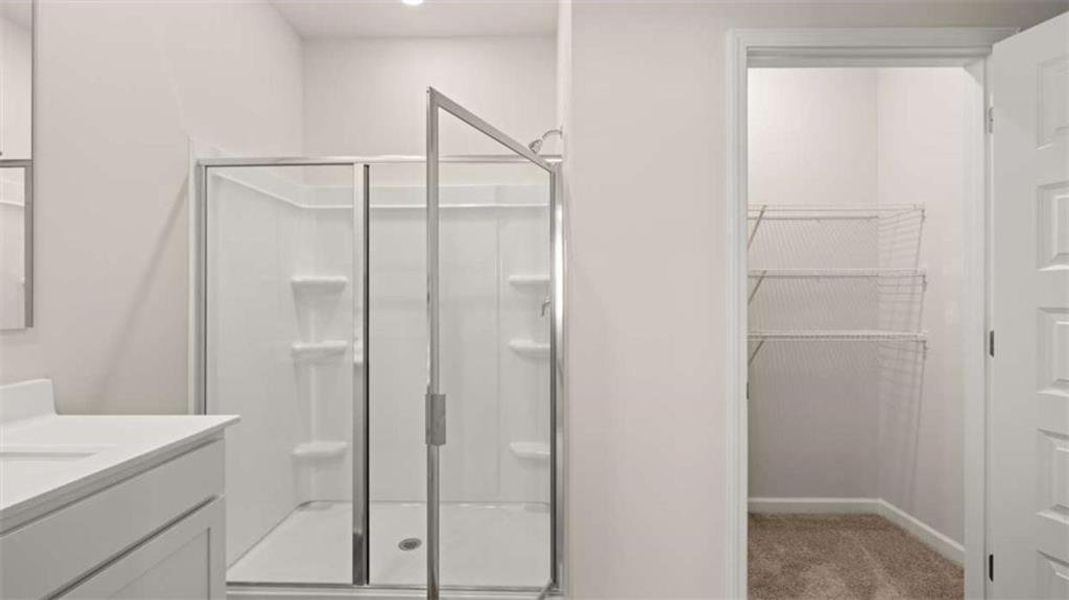 Furnished interior view inside a new home in Oakchase at Hampton, Hampton (Image 13). Furnished interior view inside a new home in Oakchase at Hampton, Hampton (Image 13).