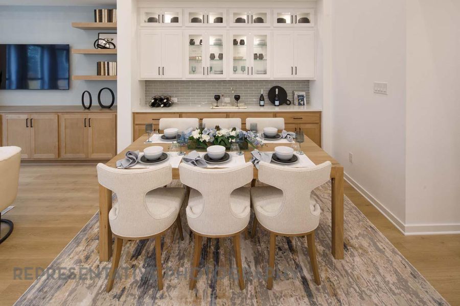 Furnished interior view inside a new home in Easton Park, Austin (Image 13). Furnished interior view inside a new home in Easton Park, Austin (Image 13).