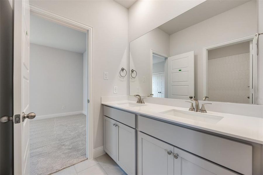 Furnished interior view inside a new home in Spiritas Ranch, Little Elm (Image 11).