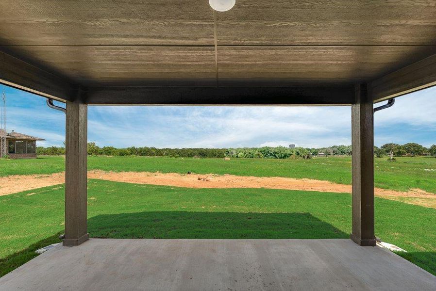 Exterior details and patio area of a home in , Whitesboro (Image 21).