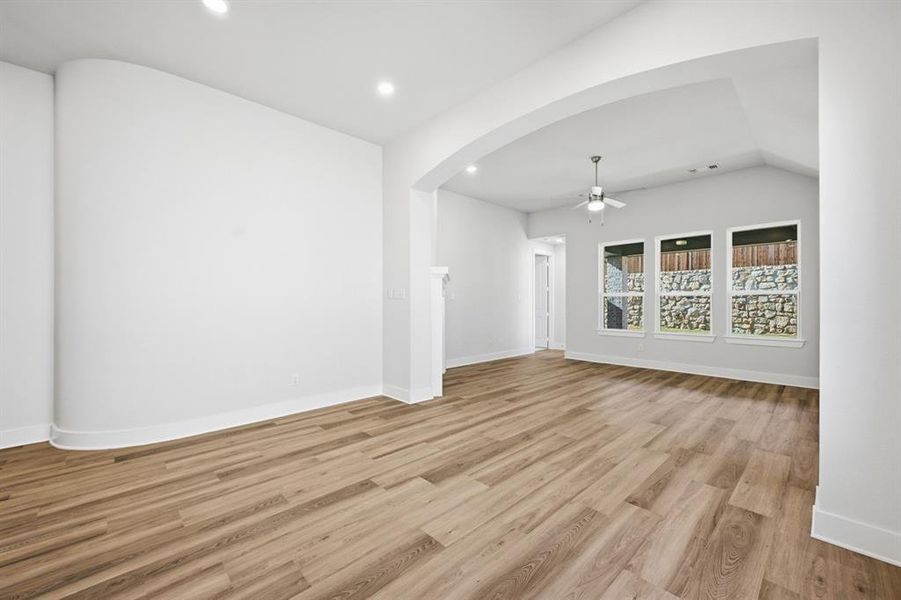 Spacious, unfurnished interior of a new home in Gateway Village - The Reserve, Denison (Image 15). Spacious, unfurnished interior of a new home in Gateway Village - The Reserve, Denison (Image 15).