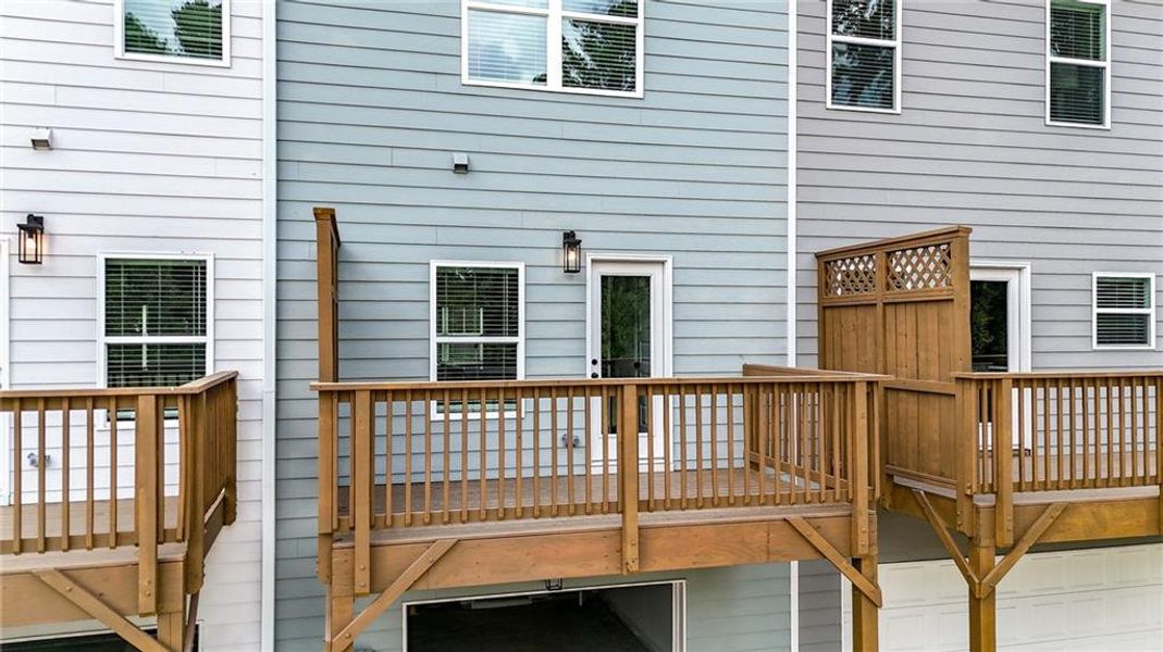 Exterior details and patio area of a home in , Mableton (Image 22).