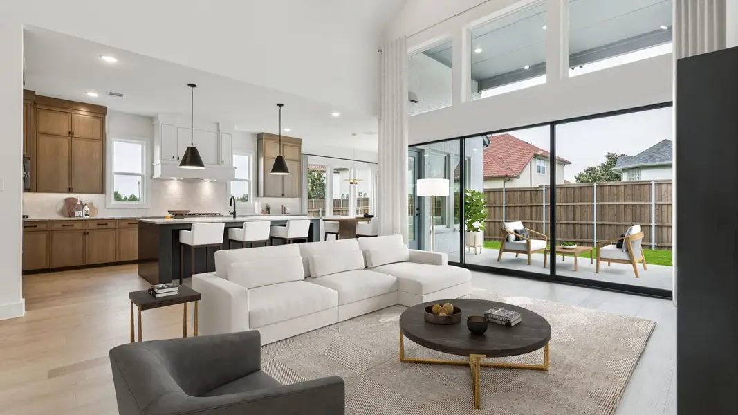 Furnished interior view inside a new home in Eliana, McKinney (Image 9).