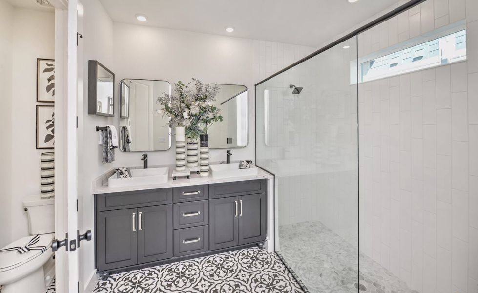 Furnished interior view inside a new home in Laureate Park, Orlando (Image 13). Furnished interior view inside a new home in Laureate Park, Orlando (Image 13).