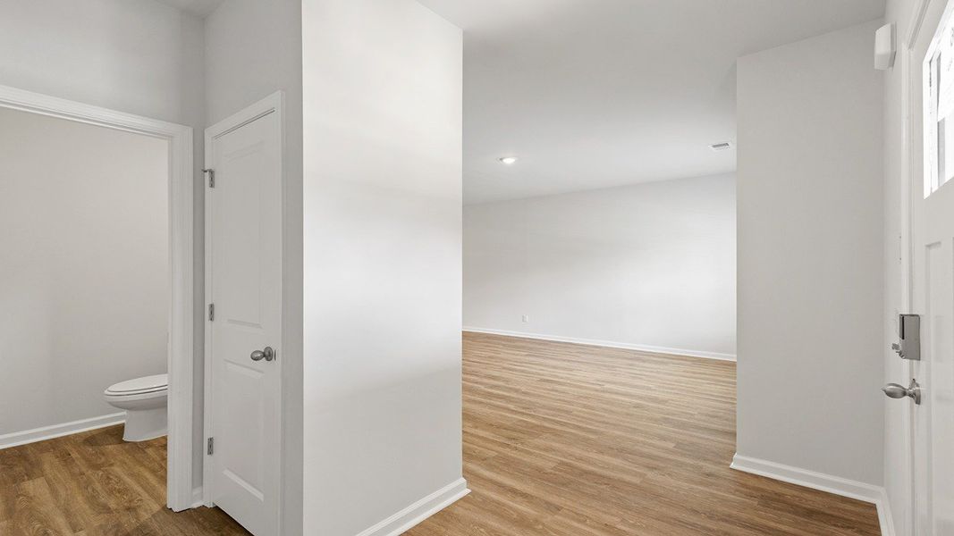 Spacious, unfurnished interior of a new home in The Crossing at St. James, Summerville (Image 20). Spacious, unfurnished interior of a new home in The Crossing at St. James, Summerville (Image 20).