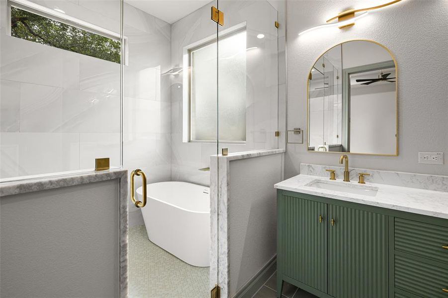 Furnished interior view inside a new home in , Granbury (Image 10).