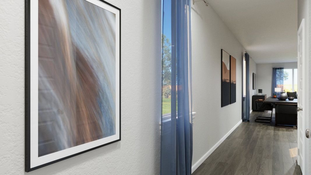Representative furnished interior of a home built from the The Darwin by Legend Homes in Ridgeland Hills, Willis (Image 11).