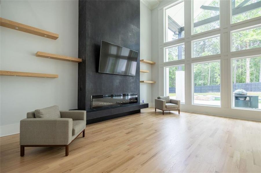 Furnished interior view inside a new home in , Buford (Image 14).