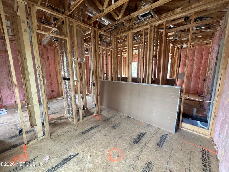 In-progress construction of a new home in , Jacksonville, FL (Image 22).