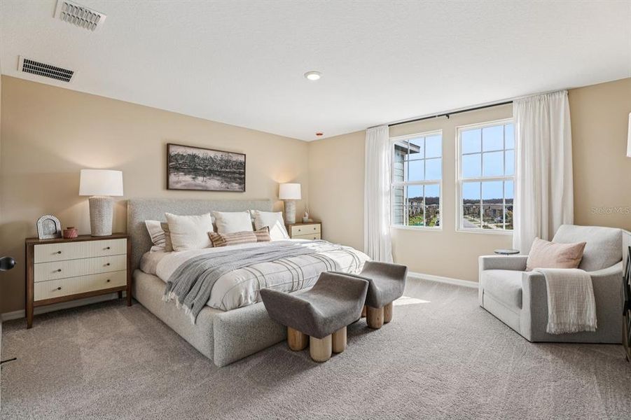 Furnished interior view inside a new home in Hawks Run, Kissimmee (Image 10).