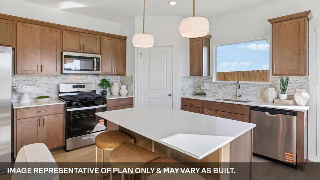 Furnished interior view inside a new home in Frontier, Mustang Ridge (Image 10).