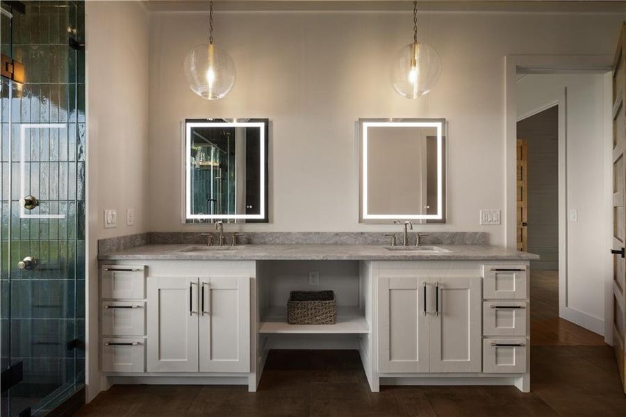 Furnished interior view inside a new home in , Mineral Bluff (Image 73).