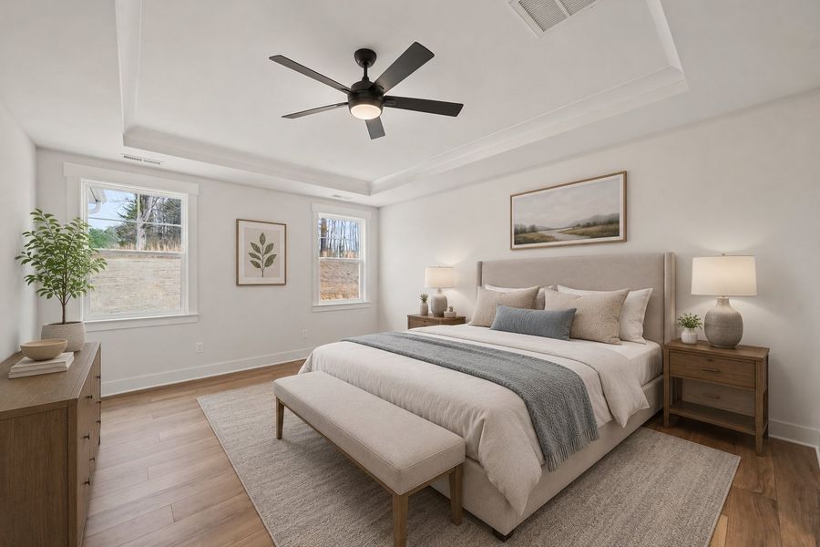 Furnished interior view inside a new home in Wexford, Elon (Image 7).