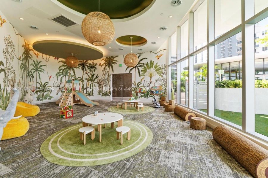 Furnished interior view inside a new home in , Miami (Image 12).