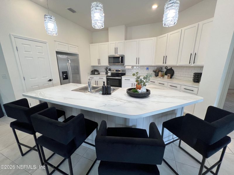 Furnished interior view inside a new home in Hawkes Meadow, Jacksonville (Image 4).
