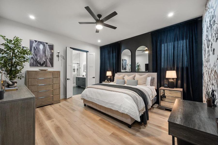 Furnished interior view inside a new home in , Dallas (Image 19). Furnished interior view inside a new home in , Dallas (Image 19).