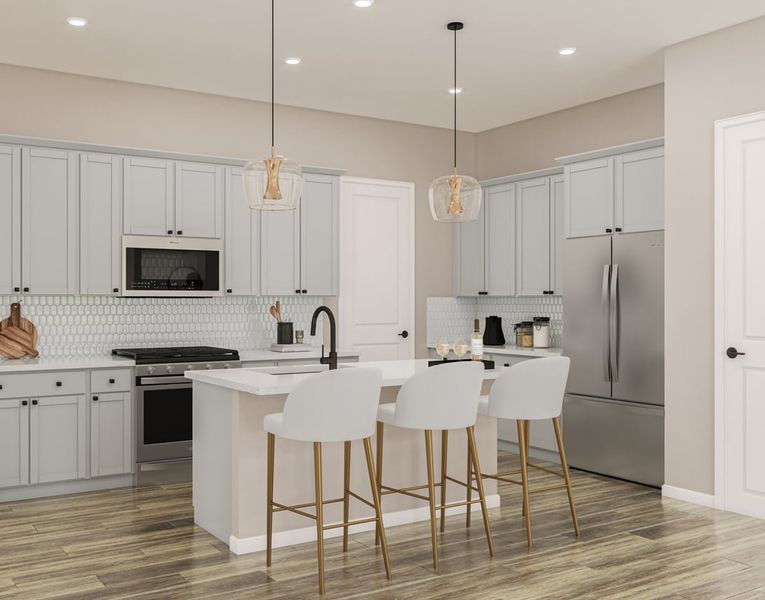 Furnished interior view inside a new home in Westside Crossing Paired Homes, Berthoud (Image 6). Furnished interior view inside a new home in Westside Crossing Paired Homes, Berthoud (Image 6).