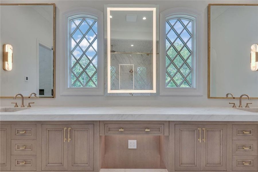 Furnished interior view inside a new home in , Alpharetta (Image 49).